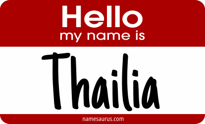 Hello my name is Thailia png download