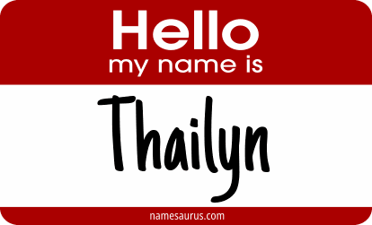Hello my name is Thailyn png download