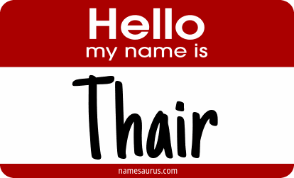 Hello my name is Thair png download