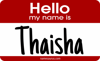 Hello my name is Thaisha png download