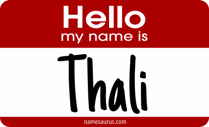 Hello my name is Thali png download