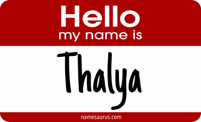 Hello my name is Thalya png download
