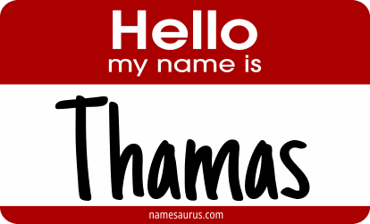 Hello my name is Thamas png download