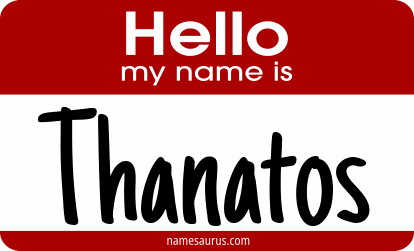 Hello my name is Thanatos png download