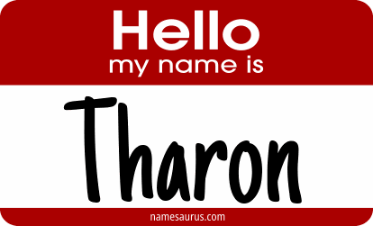 Hello my name is Tharon png download
