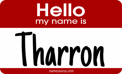 Hello my name is Tharron png download
