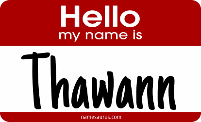 Hello my name is Thawann png download