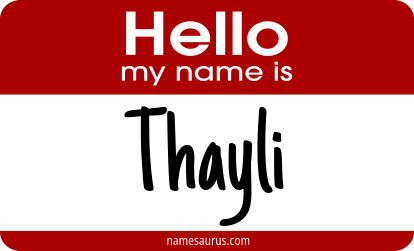 Hello my name is Thayli png download