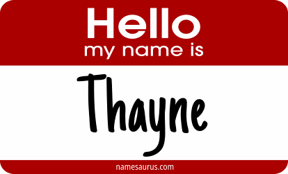 Hello my name is Thayne png download