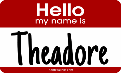 Hello my name is Theadore png download
