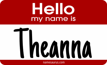 Hello my name is Theanna png download