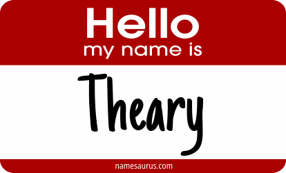 Hello my name is Theary png download