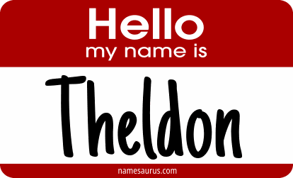 Hello my name is Theldon png download