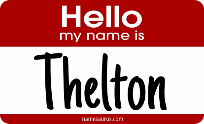 Hello my name is Thelton png download