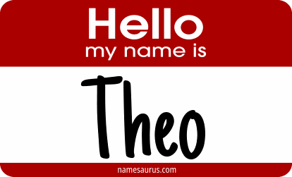 Hello my name is Theo png download