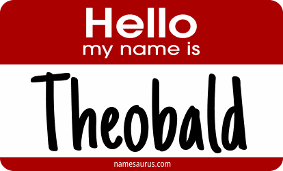 Hello my name is Theobald png download