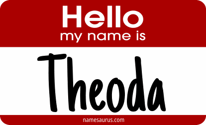 Hello my name is Theoda png download