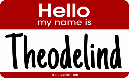 Hello my name is Theodelind png download