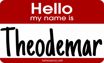 Hello my name is Theodemar png download
