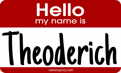 Hello my name is Theoderich png download