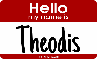 Hello my name is Theodis png download