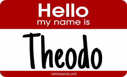 Hello my name is Theodo png download