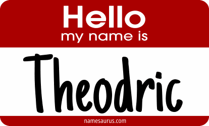 Hello my name is Theodric png download