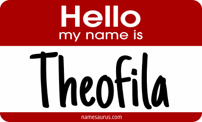 Hello my name is Theofila png download