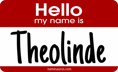 Hello my name is Theolinde png download