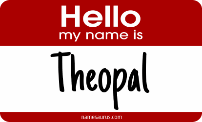 Hello my name is Theopal png download