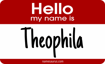 Hello my name is Theophila png download
