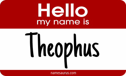 Hello my name is Theophus png download
