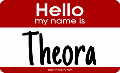 Hello my name is Theora png download