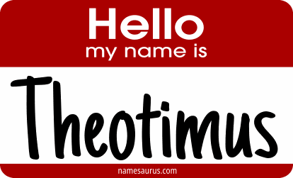 Hello my name is Theotimus png download
