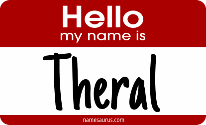 Hello my name is Theral png download