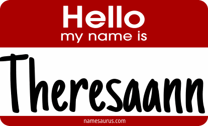 Hello my name is Theresaann png download