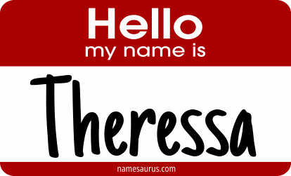 Hello my name is Theressa png download