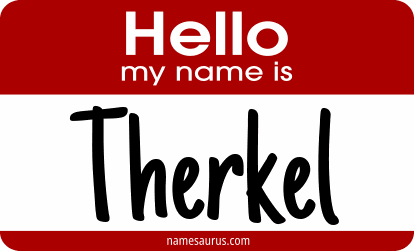 Hello my name is Therkel png download