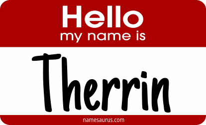 Hello my name is Therrin png download