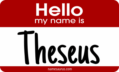 Hello my name is Theseus png download