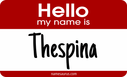 Hello my name is Thespina png download