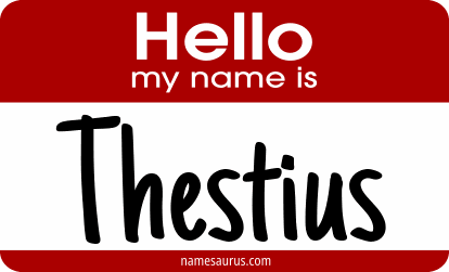 Hello my name is Thestius png download