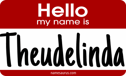 Hello my name is Theudelinda png download