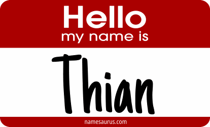 Hello my name is Thian png download