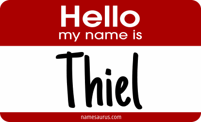 Hello my name is Thiel png download
