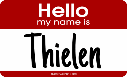 Hello my name is Thielen png download