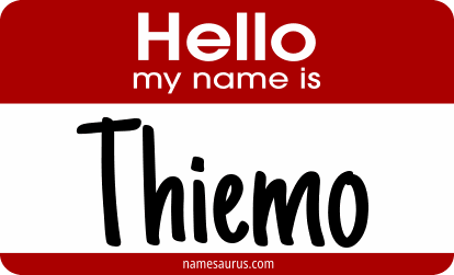 Hello my name is Thiemo png download