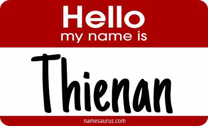 Hello my name is Thienan png download