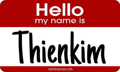 Hello my name is Thienkim png download