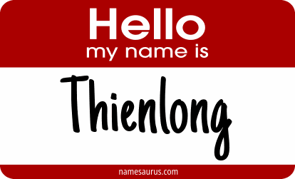 Hello my name is Thienlong png download
